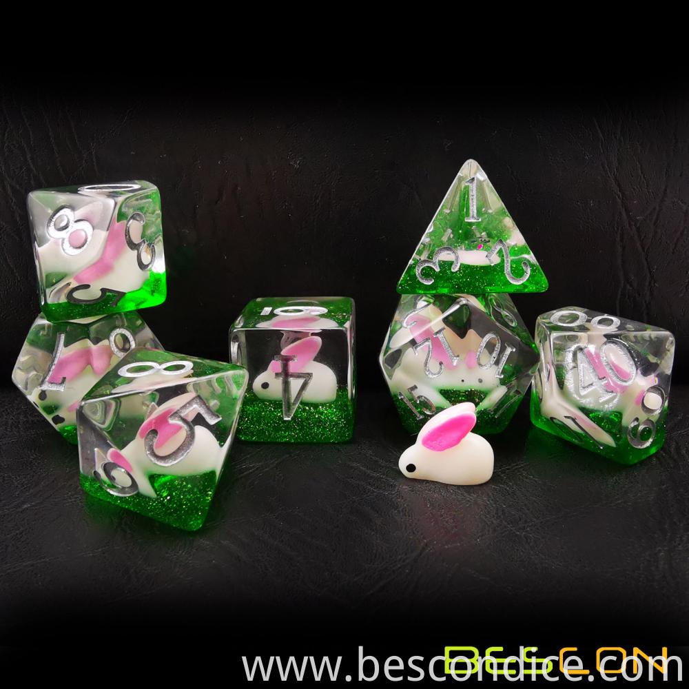 Oversized Dnd Animal Dice Set Of Rabbit 2